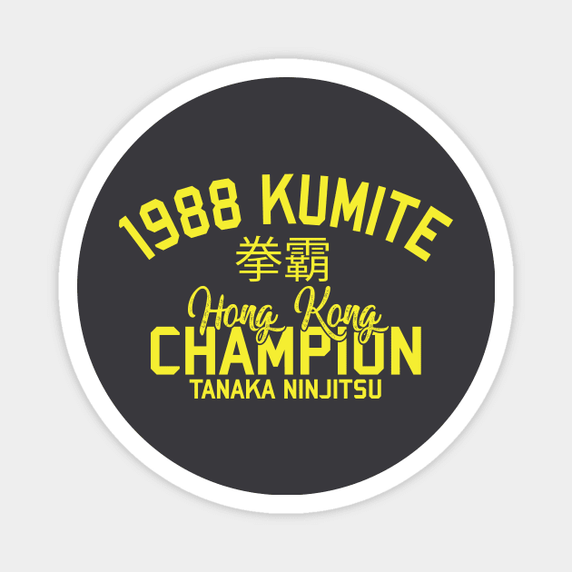 Kumite Champion Magnet by HeyBeardMon